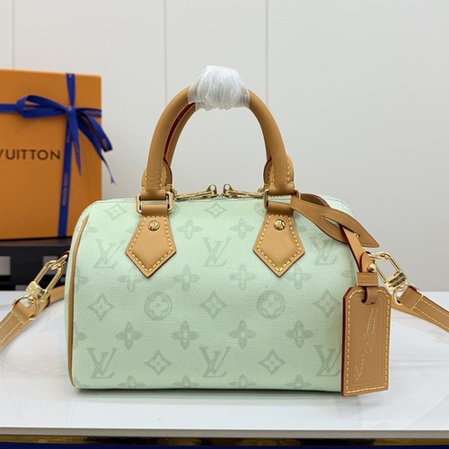 Louis Vuitton Speedy Bandoulière 20 루이비통 스피디 반둘리에 20 M27530 / M27051 모노그램 코팅 캔버스 라이트민트 20cm