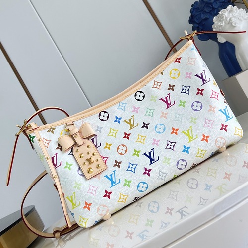 Louis Vuitton LV x TM Carryall East West Monogram Multicolore White 루이비통 캐리올 이스트 웨스트 모노그램 멀티컬러 화이트 M27578 33cm