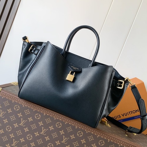 Louis Vuitton Vendôme PM Taurillon Leather 루이비통 방돔 PM 토리옹 가죽 토트백 M27040 / M26502 블랙 28.5cm