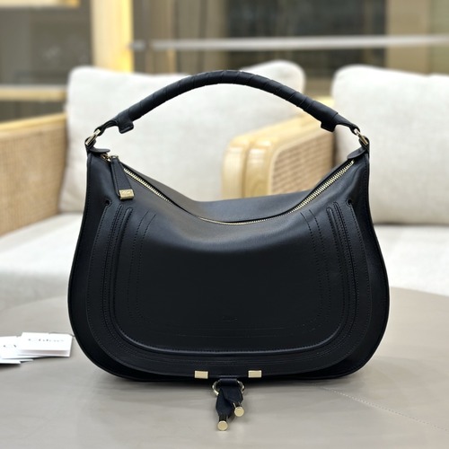 Chloé Marcie Hobo Bag Large 끌로에 마르씨 호보백 라지 1999-8 블랙 37cm