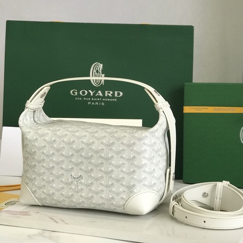 Goyard Boeing 25 Toiletry Pouch 고야드 보잉 25 토일레트리 파우치 화이트 25cm