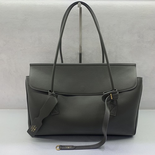 Balenciaga Carrie Carry All Leather Tote Bag 발렌시아가 캐리 캐리 올 레더 토트백 스모그그레이 44cm