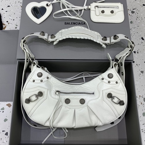 Balenciaga Le Cagole XS Shoulder Bag 발렌시아가 르 카골 XS 숄더백 180607 화이트 최대 33cm