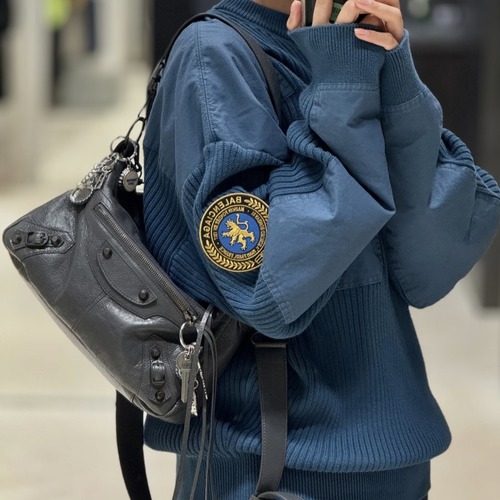 Balenciaga City Moto Clutch Large 발렌시아가 시티 모토백 라지 클러치백 (8461880180) 38cm