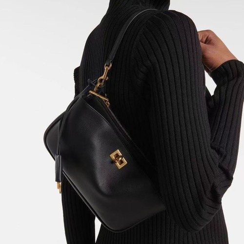 Balenciaga Rodeo Small Shoulder 발렌시아가 로데오 스몰 숄더백 탠 골드 하드웨어 (814112850) 블랙 금장 22cm