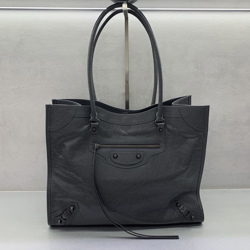 Balenciaga Le City Large Tote Bag 발렌시아가 르 시티백 라지 토트백 스모그그레이 골드하드웨어 (8526681080) 38.5cm