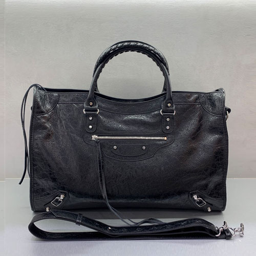 Balenciaga Le City Bag XL 발렌시아가 르 시티백 양가죽 대형 684393 은장 46cm