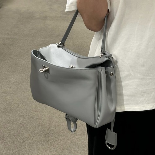 Balenciaga Rodeo Small Top Handle 발렌시아가 로데오 스몰 탑핸들백 78972 라이트 그레이 29cm