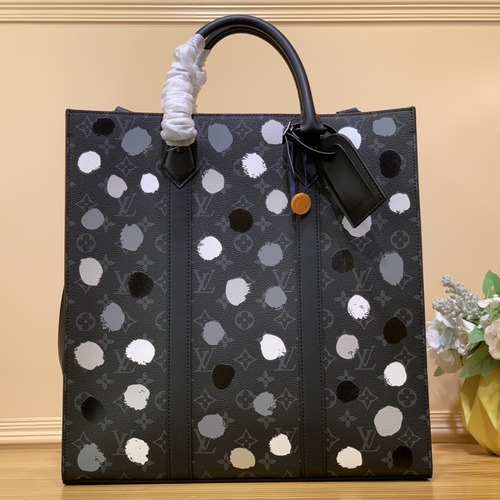 Louis Vuitton × Yayoi Kusama Sac Plat 루이 비통 × 쿠사마 야요이 삭 플라 모노그램 엘립스 토트백 M46404 36.5CM