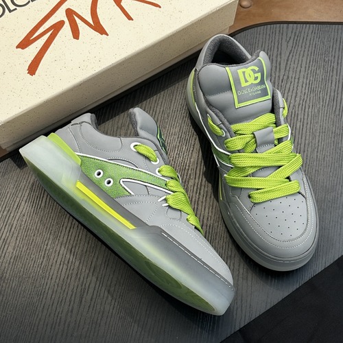 Dolce & Gabbana New Roma Low Sneakers 돌체앤가바나 뉴 로마 로우 스니커즈 네온그린