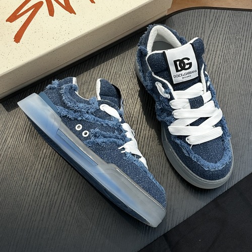 Dolce & Gabbana New Roma Low Sneakers 돌체앤가바나 뉴 로마 로우 스니커즈 네이비