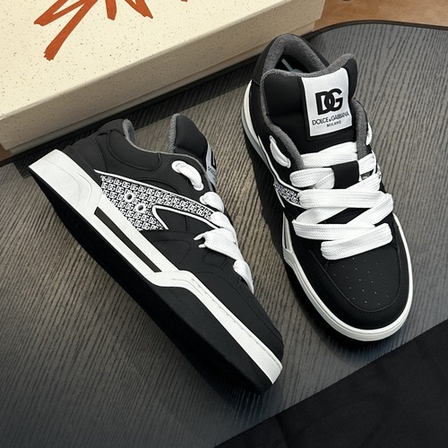 Dolce & Gabbana New Roma Low Sneakers 돌체앤가바나 뉴 로마 로우 스니커즈 블랙무광