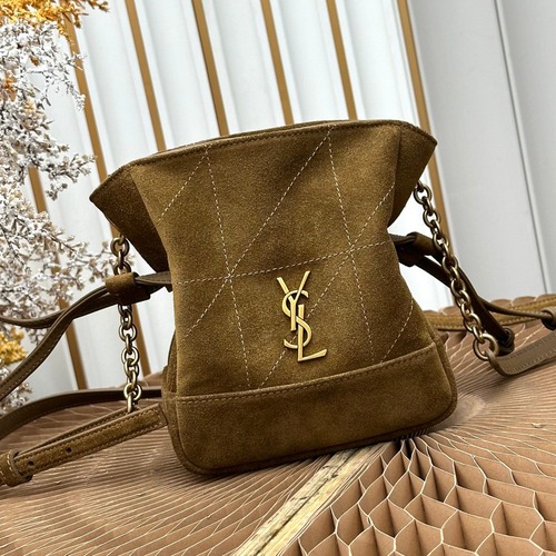 Saint Laurent Jamie 4.3 Large Suede Pouch Bag 생로랑 제이미 4.3 라지 스웨이드 파우치백 (859174) 15.5cm