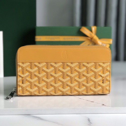 Goyard Matignon Long Zip Wallet 고야드 마티뇽 롱 지퍼 월렛 (MATIGNON) 옐로우 20cm