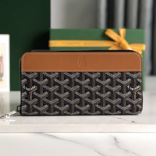 Goyard Matignon Long Zip Wallet 고야드 마티뇽 롱 지퍼 월렛 (MATIGNON) 브라운 20cm