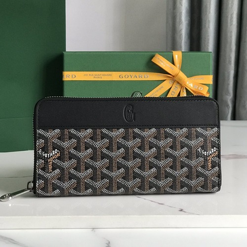 Goyard Matignon Long Zip Wallet 고야드 마티뇽 롱 지퍼 월렛 (MATIGNON) 블랙 20cm