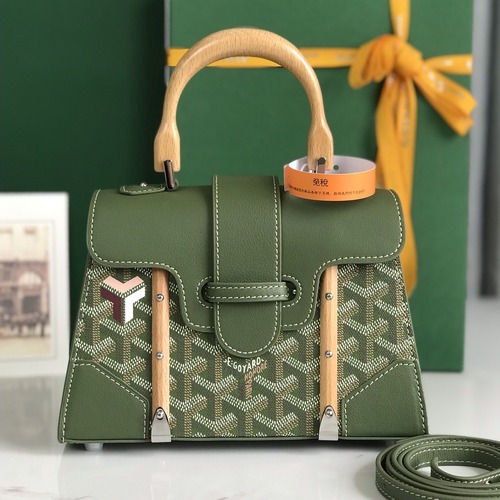 Goyard Saigon Mini Structured Bag 고야드 사이공 미니 스트럭처드 백 (Saigon) 그린 21cm 