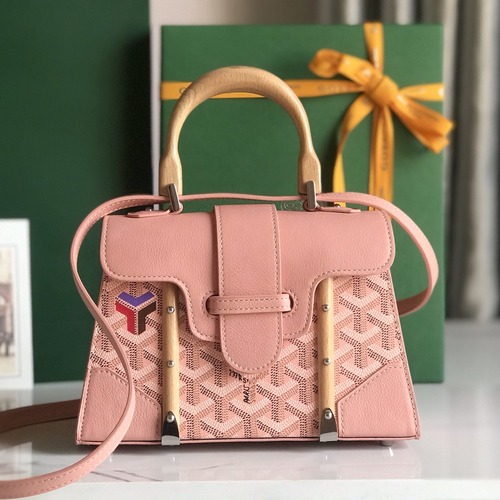 Goyard Saigon Mini Structured Bag 고야드 사이공 미니 스트럭처드 백 (Saigon) 핑크 21cm 