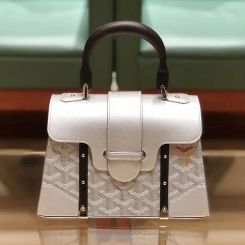 Goyard Saigon Mini Structured Bag 고야드 사이공 미니 스트럭처드 백 (Saigon) 실버 21cm 