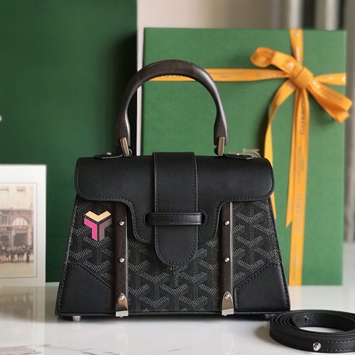 Goyard Saigon Mini Structured Bag 고야드 사이공 미니 스트럭처드 백 (Saigon) 블랙 21cm 
