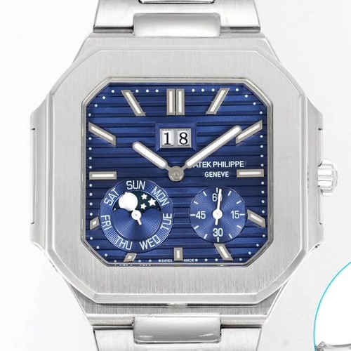 Patek Philippe Cubitus 5822 Stainless Steel Blue Dial 파텍필립 큐비터스 5822 스테인리스 스틸 블루 다이얼 45mm