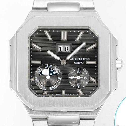 Patek Philippe Cubitus 5822 Stainless Steel Blue Dial 파텍필립 큐비터스 5822 스테인리스 스틸 그레이 다이얼 45mm