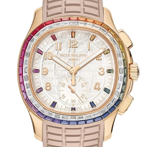 Patek Philippe Aquanaut Luce 7968 Rainbow Chronograph 39.9mm 파텍필립 아쿠아넛 루체 7968 레인보우 크로노그래프 39.9mm