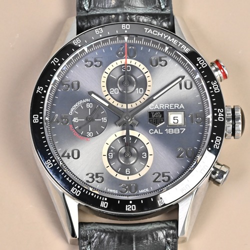TAG Heuer Carrera Calibre 1887 Chronograph CV2A12.FC6236 태그호이어 까레라 칼리버 1887 크로노그래프 그레이 43mm