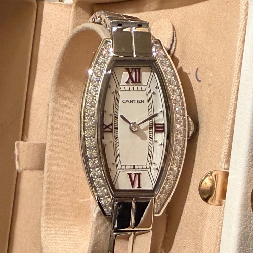 Cartier Tonneau Mini Bracelet Watch 까르띠에 토노 미니 브레이슬릿 여성 시계