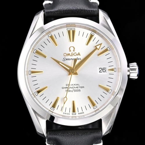 OMEGA Seamaster Aqua Terra 150M 39mm 오메가 씨마스터 아쿠아 테라 150M 골든헨즈 화이트다이얼 39mm