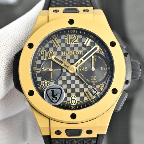 HUBLOT Big Bang 431.OM.1338.RX 20th Anniversary 위블로 빅뱅 431.OM.1338.RX 20주년 기념 크로노그래프 골드베젤 43mm 
