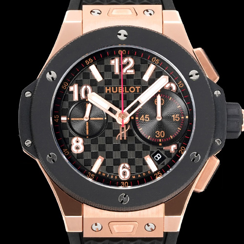 HUBLOT Big Bang 431.OM.1338.RX 20th Anniversary 위블로 빅뱅 431.OM.1338.RX 20주년 기념 크로노그래프 골드/블랙베젤 43mm 