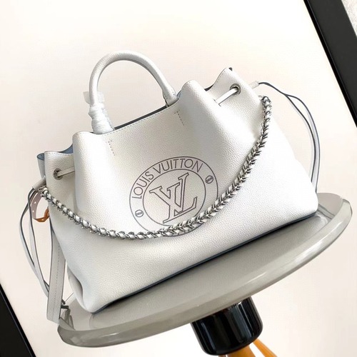 Louis Vuitton Bella Tote Flight Mode 루이비통 벨라 토트 플라이트 모드 모노그램 엠보스드 가죽 화이트 M59200 / M11733 32cm