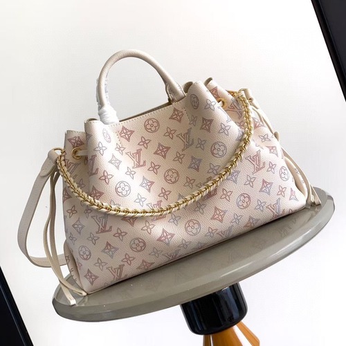 Louis Vuitton Bella Tote Flight Mode 루이비통 벨라 토트 플라이트 모드 모노그램 엠보스드 가죽 탠 M59200 / M59655 핑크 32cm