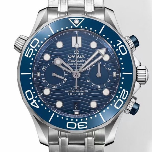 OMEGA Seamaster Diver 300M Chronograph 44mm 오메가 씨마스터 다이버 300M 크로노그래프 블루 스틸벤드 44mm