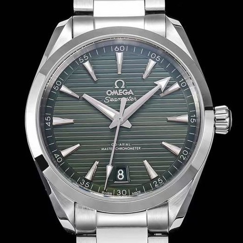 Omega Seamaster Aqua Terra 150M 41mm 오메가 씨마스터 아쿠아 테라 150M 카키 다이얼 스틸밴드 41mm