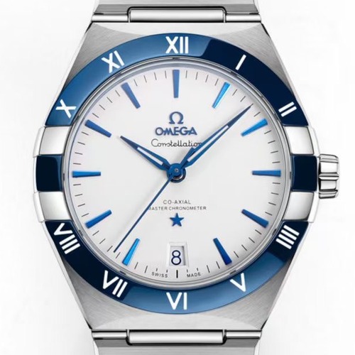 OMEGA Constellation 41mm Automatic 8900  오메가 컨스텔레이션 블루베젤 화이트다이얼 41mm  (PVD 도금)