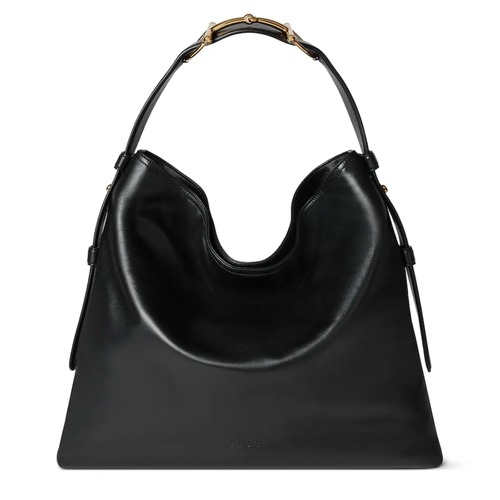 Gucci 구찌 1955 홀스빗 베아트릭스 라지 토트백 850926 블랙 소프트 스무드 레더 40cm