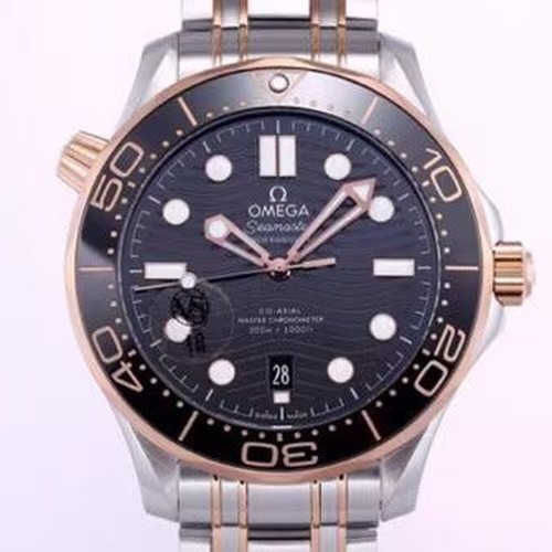 OMEGA Seamaster Diver 300M V2 Co-Axial Master 오메가 씨마스터 다이버 300M V2 코액시얼 마스터 크로노미터 골드베젤 블랙다이얼 42mm