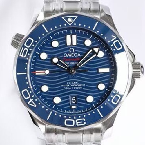 OMEGA Seamaster Diver 300M V2 Co-Axial Master 오메가 씨마스터 다이버 300M V2 코액시얼 마스터 크로노미터 골드베젤 블루다이얼 42mm