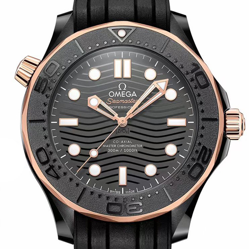 OMEGA Seamaster Diver 300M V2 Co-Axial Master 오메가 씨마스터 다이버 300M V2 코액시얼 마스터 크로노미터 매드골드베젤 러버밴드 42mm