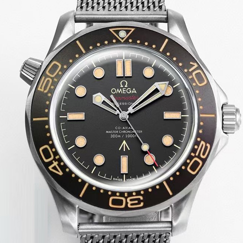 Omega Seamaster Diver 300M 007 “No Time To Die” Titanium 오메가 씨마스터 다이버 300M 007 노 타임 투 다이 티타늄 매트브라운 42mm