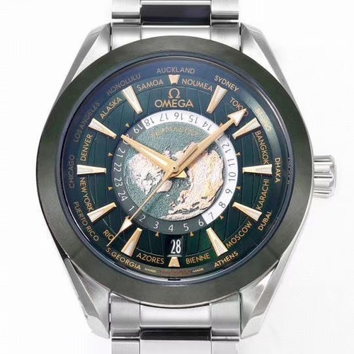 OMEGA Seamaster Aqua Terra Worldtimer 43mm 오메가 씨마스터 아쿠아테라 월드타이머 43mm (Ref. 220.10.43.22.03.001)