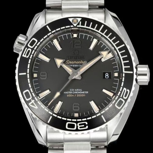 OMEGA Seamaster Planet Ocean 600M Co-Axial Master Chronometer 오메가 씨마스터 플래닛 오션 600M 코-액시얼 마스터 크로노미터 블랙베젤 스틸밴드 43.5mm