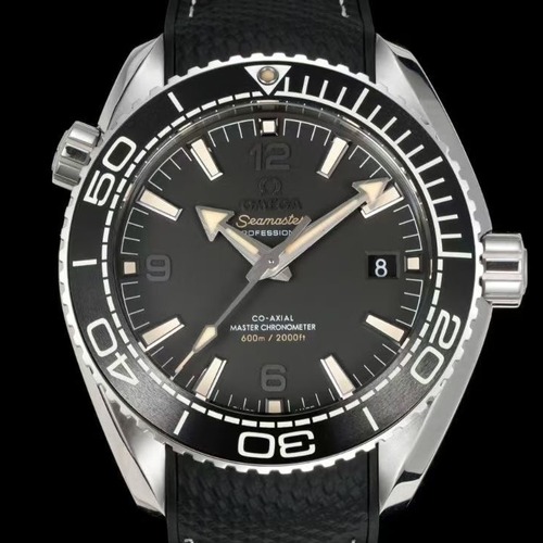 OMEGA Seamaster Planet Ocean 600M Co-Axial Master Chronometer 오메가 씨마스터 플래닛 오션 600M 코-액시얼 마스터 크로노미터 블랙베젤 러버밴드 43.5mm