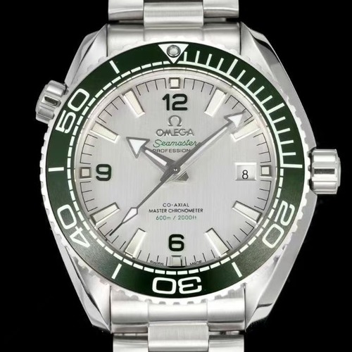 OMEGA Seamaster Planet Ocean 600M Co-Axial Master Chronometer 오메가 씨마스터 플래닛 오션 600M 코-액시얼 마스터 크로노미터 그린베젤 스틸밴드 43.5mm