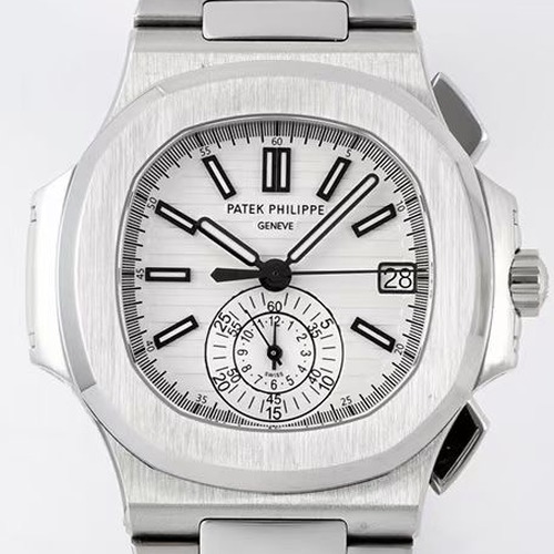 Patek Philippe Nautilus 5980 Chronograph 파텍필립 노틸러스 5980 크로노그래프 화이트다이얼 40.5mm
