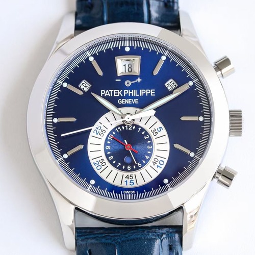 Patek Philippe Complications Chronograph 파텍필립 컴플리케이션 크로노그래프 연간 캘린더 5960R-001 블루 40.5mm