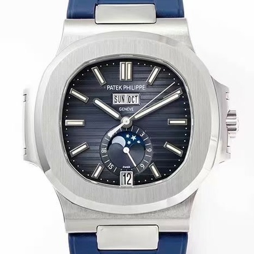 Patek Philippe Nautilus Annual Calendar Moonphase 5726/1A 파텍필립 노틸러스 연간 캘린더 문페이즈 5726/1A 네이비다이얼 40.5mm