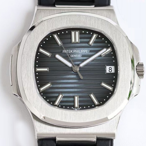 Patek Philippe Nautilus 5711/1A-014  파텍필립 노틸러스 5711/1A-014 실버 네이비다이얼 러버스트랩 40mm
